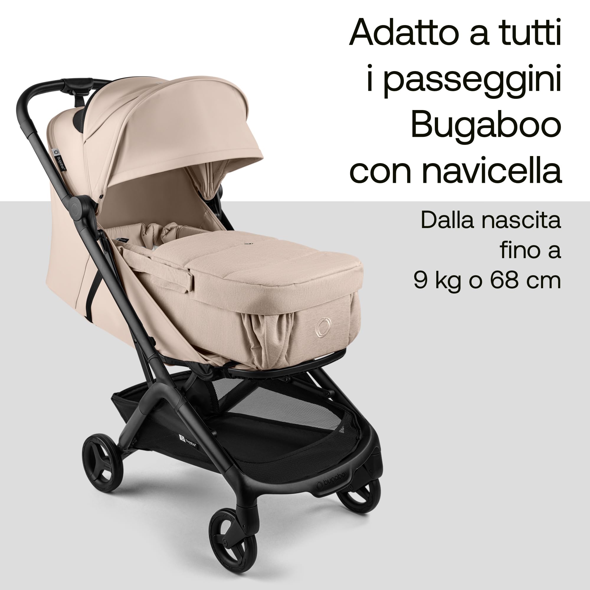 bugaboo-baby-nest-culla-portatile-2-in-1-e-sacco-a-pelo-con-manici-per-butterfly image 7