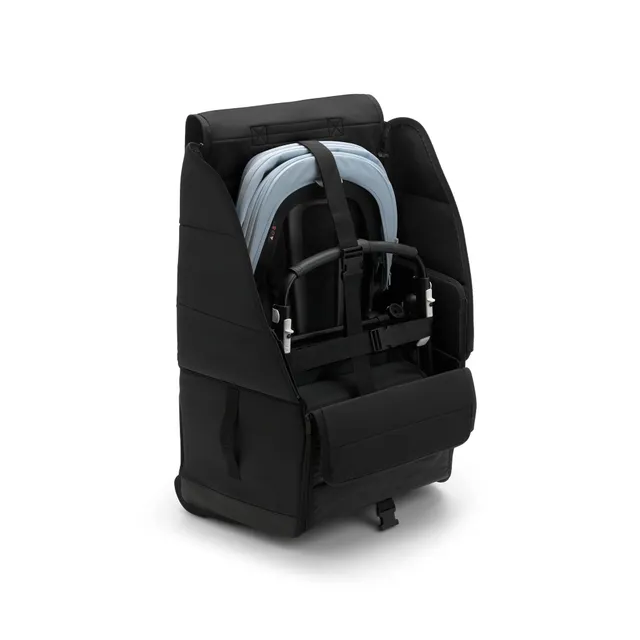 bugaboo-comfort-transporttas-borsa-da-viaggio-per-passeggino-nero-rosso image 1