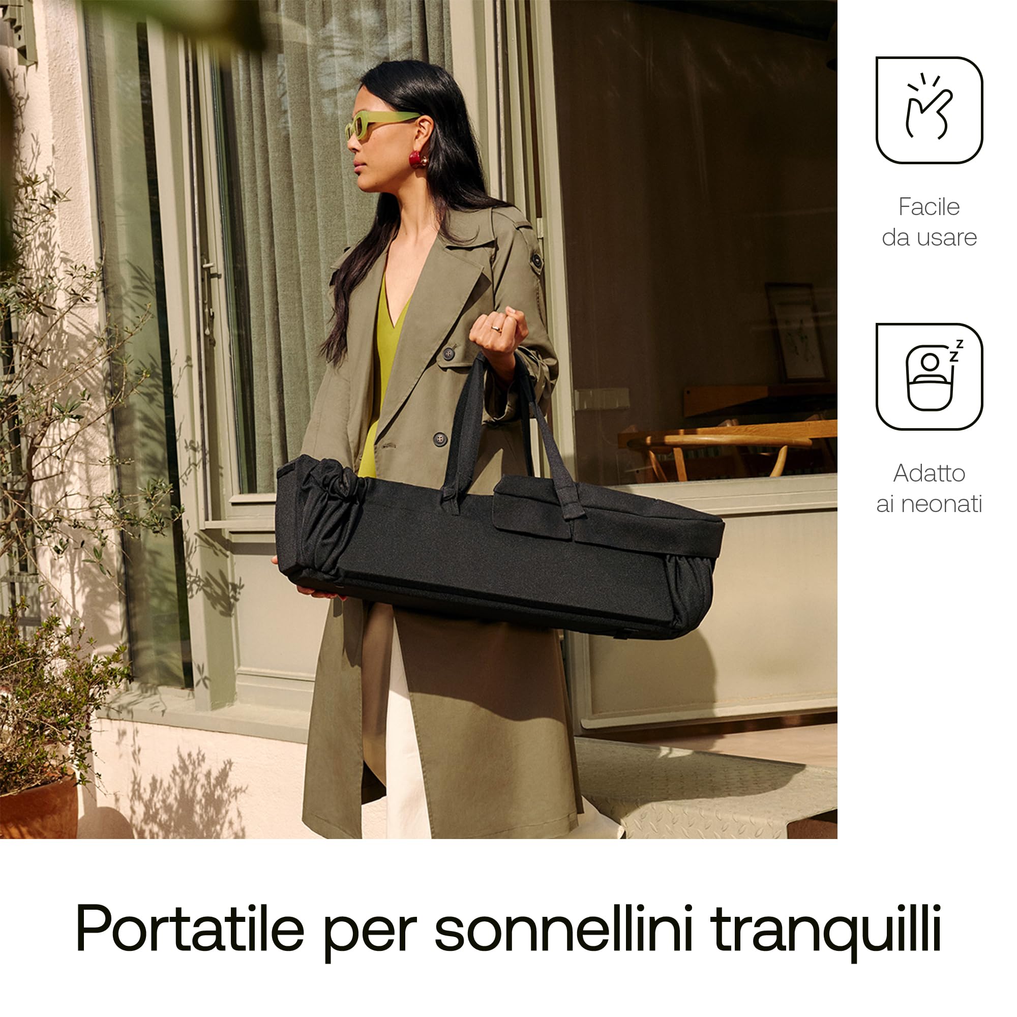 bugaboo-baby-nest-culla-portatile-2-in-1-e-sacco-a-pelo-con-manici-per-butterfly image 3