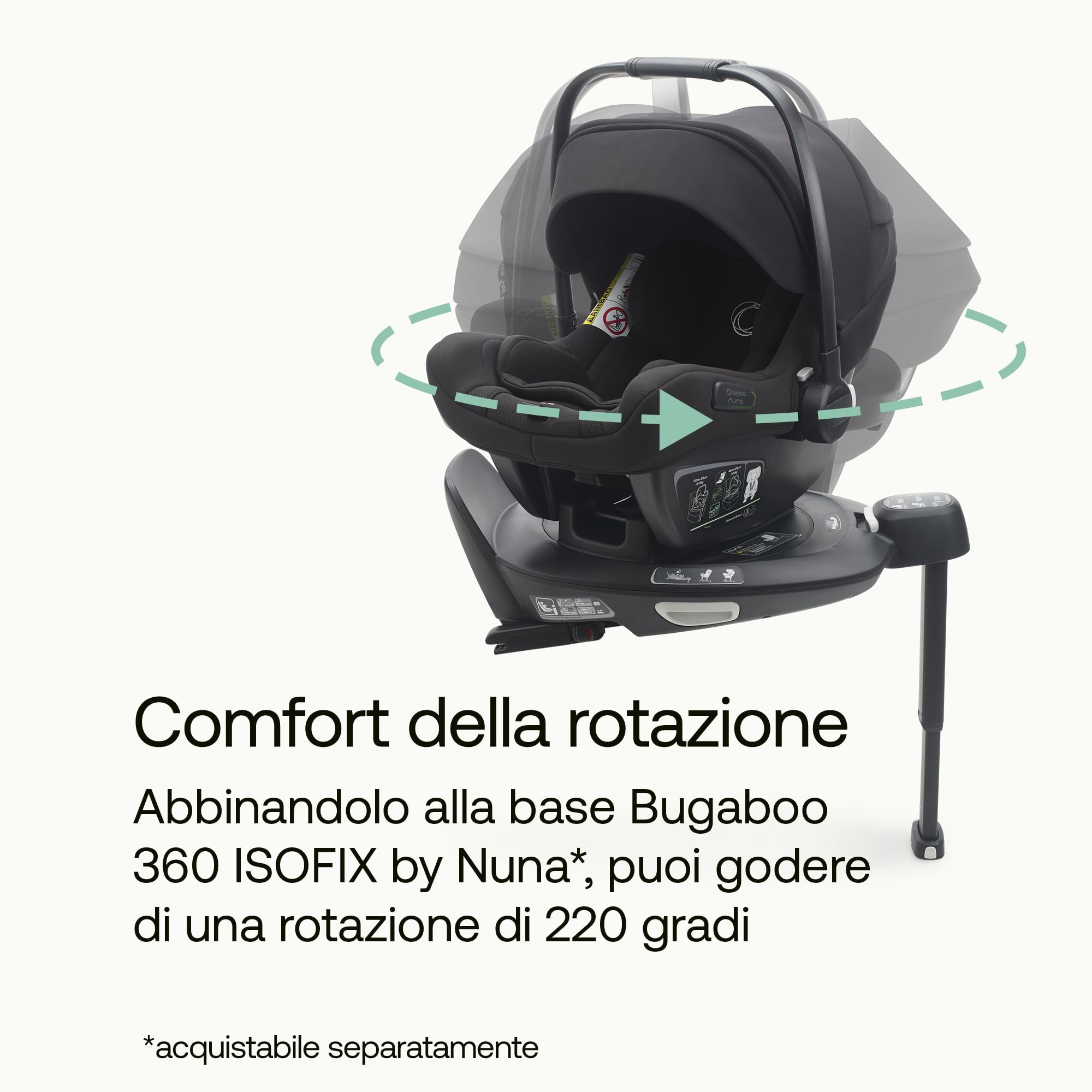 bugaboo-turtle-air-by-nuna-seggiolino-auto-per-neonati-e-beb-ultraleggero-con-ca image 3