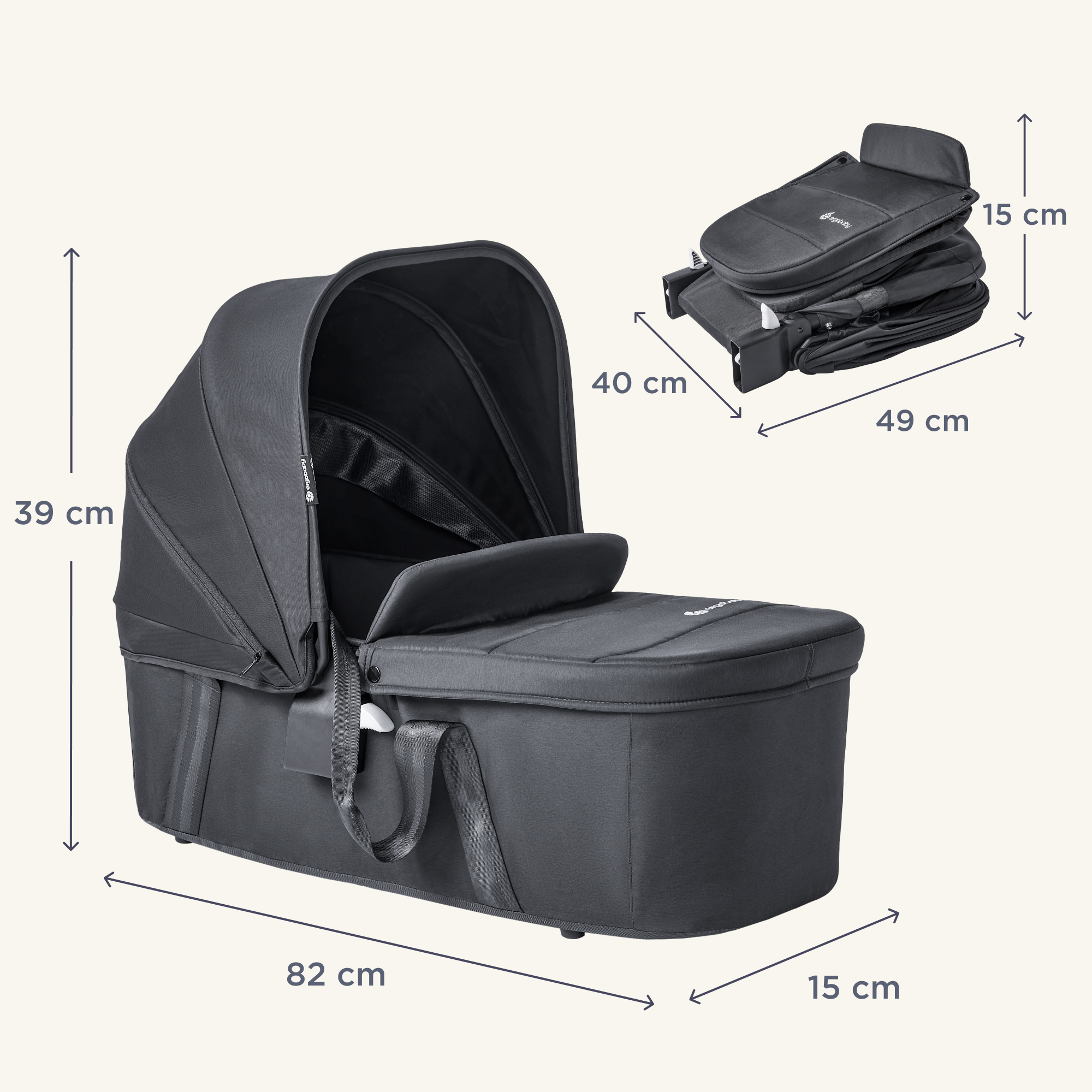 ergobaby-metro-3-culla-per-passeggino-navicella-reclinabile-rivolta-verso-i-geni image 6