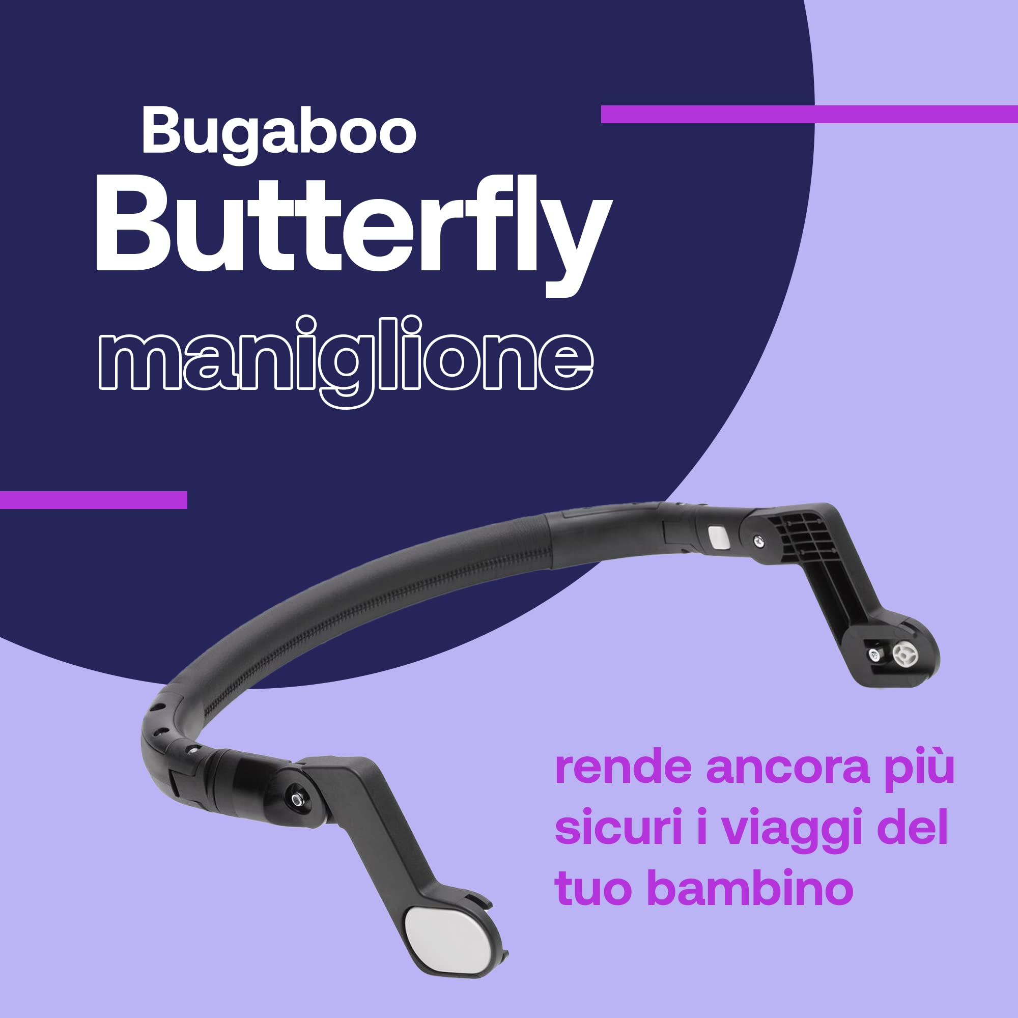 bugaboo-butterfly-paraurti-a-forma-di-farfalla-bracciolo-regolabile-per-passeggi image 2
