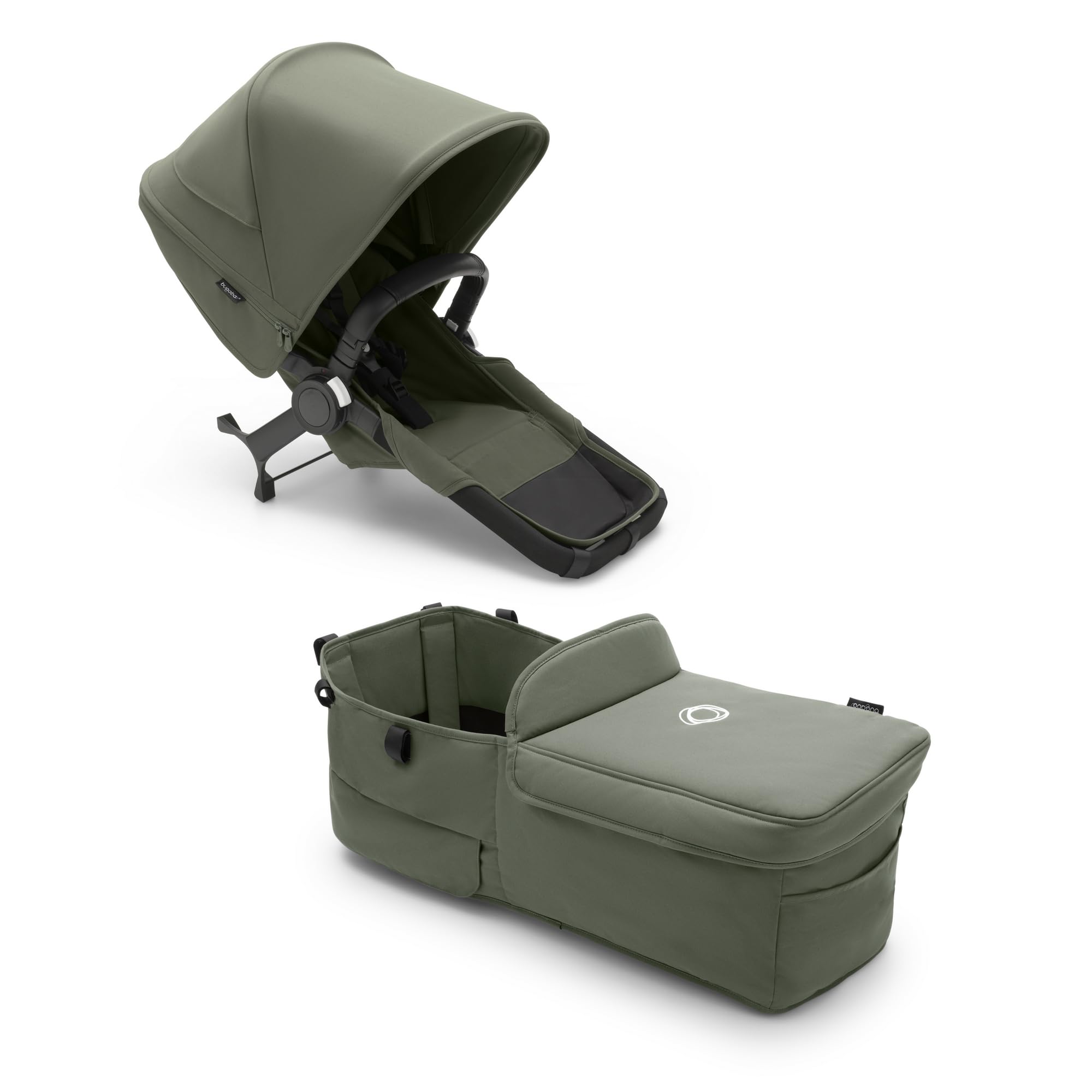 bugaboo-donkey-5-twin-set-di-conversione-passeggino-completo-affiancato-forest-g image 1