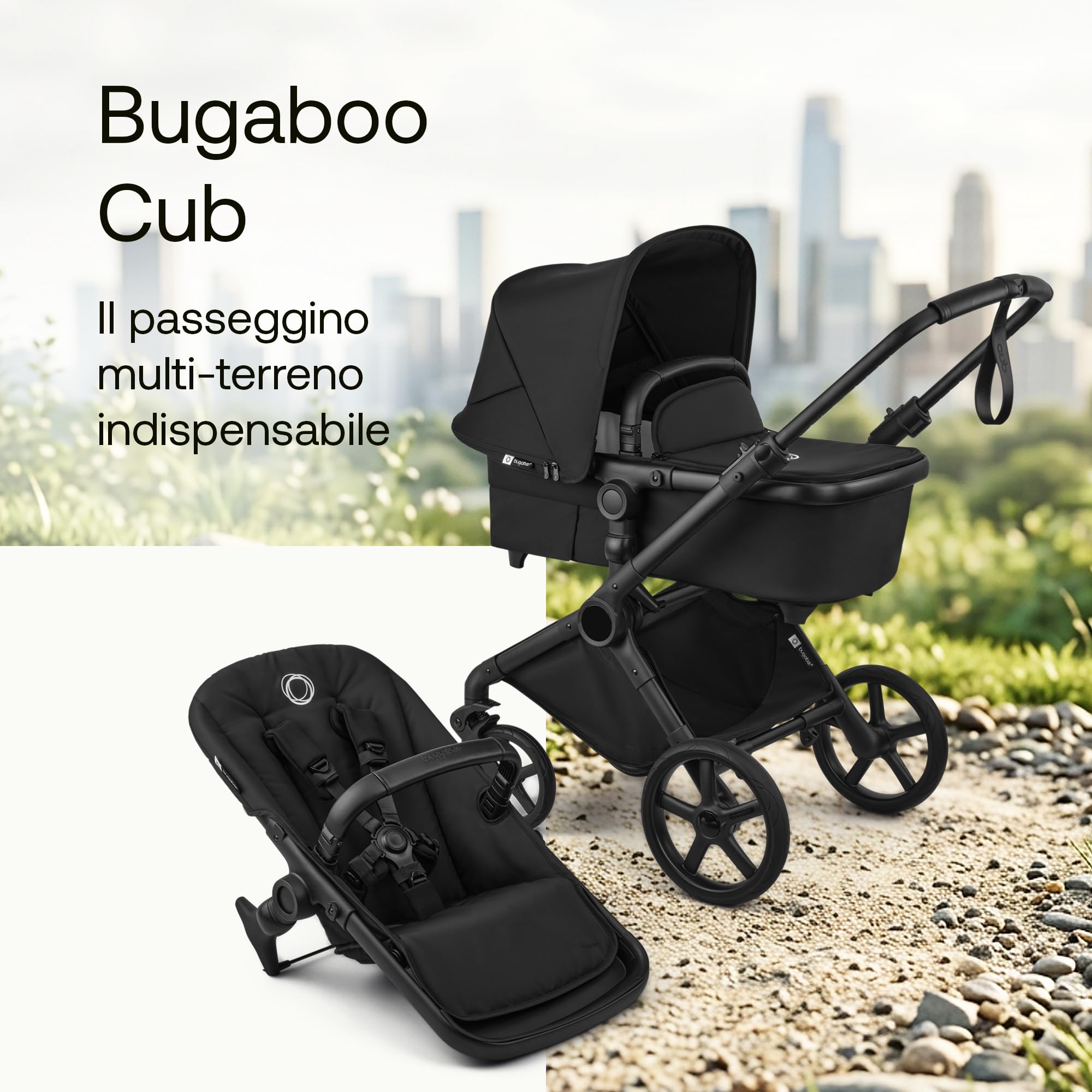 bugaboo-cub-passeggino-per-tutti-i-terreni-per-neonati-e-bambini-fino-a-22-kg image 2