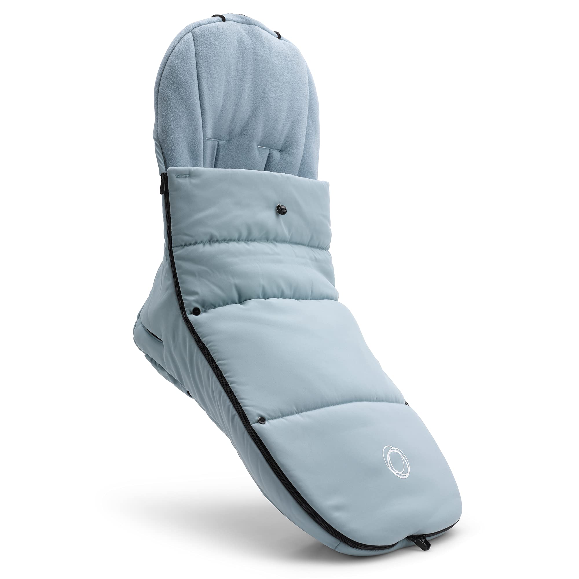 bugaboo-sacco-a-pelo-azzurro-vapore-sacco-nanna-per-passeggino-con-tessuto-morbi image 1