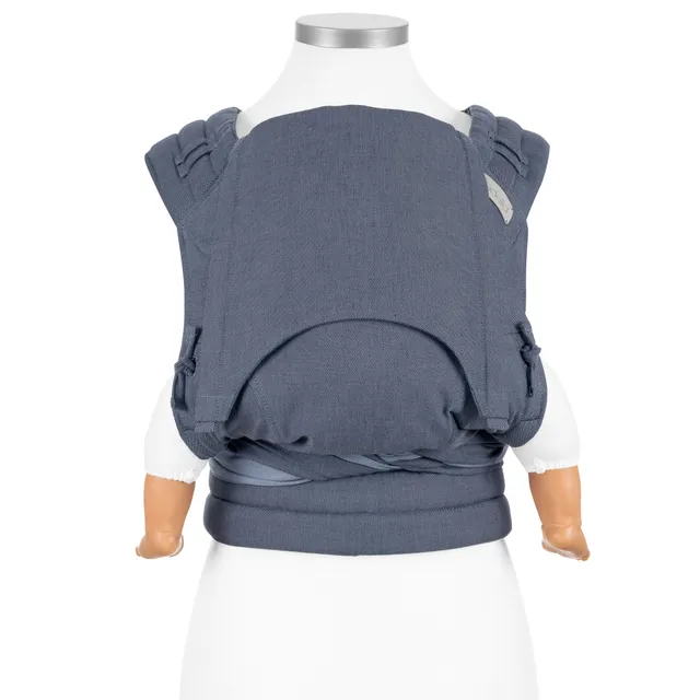 fidella-fly-tai-mei-tai-portabeb-chevron-blu-fascia-marsupio-in-cotone-organico- image 1