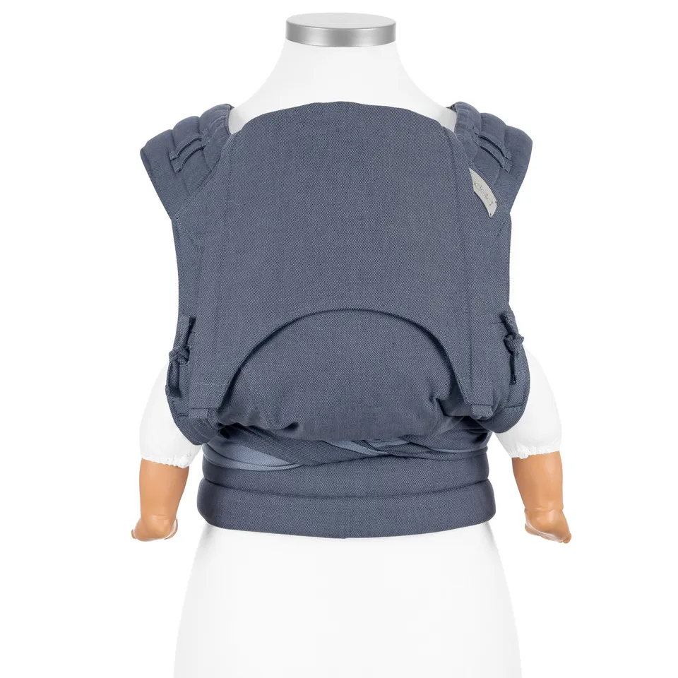 fidella-fly-tai-mei-tai-portabeb-chevron-blu-fascia-marsupio-in-cotone-organico- image 1