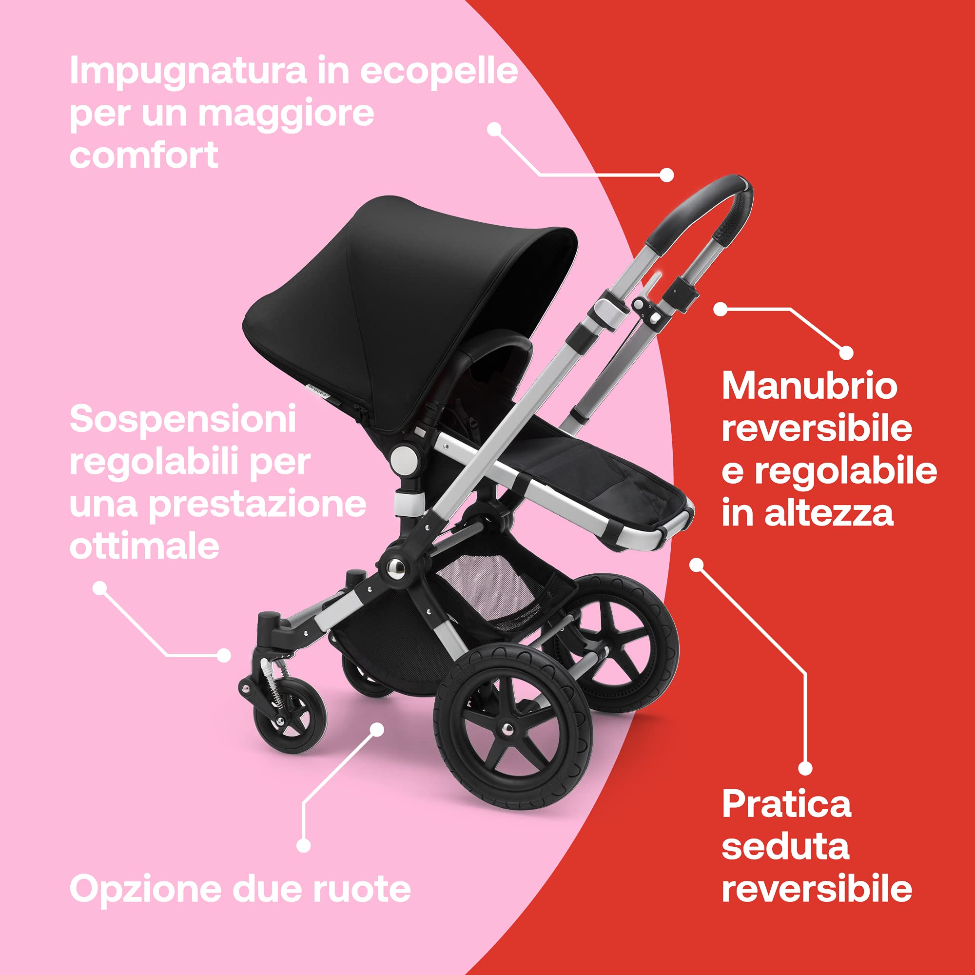 bugaboo-cameleon-3-plus-carrozzina-e-passeggino-2-in-1-alluminio-nero image 6