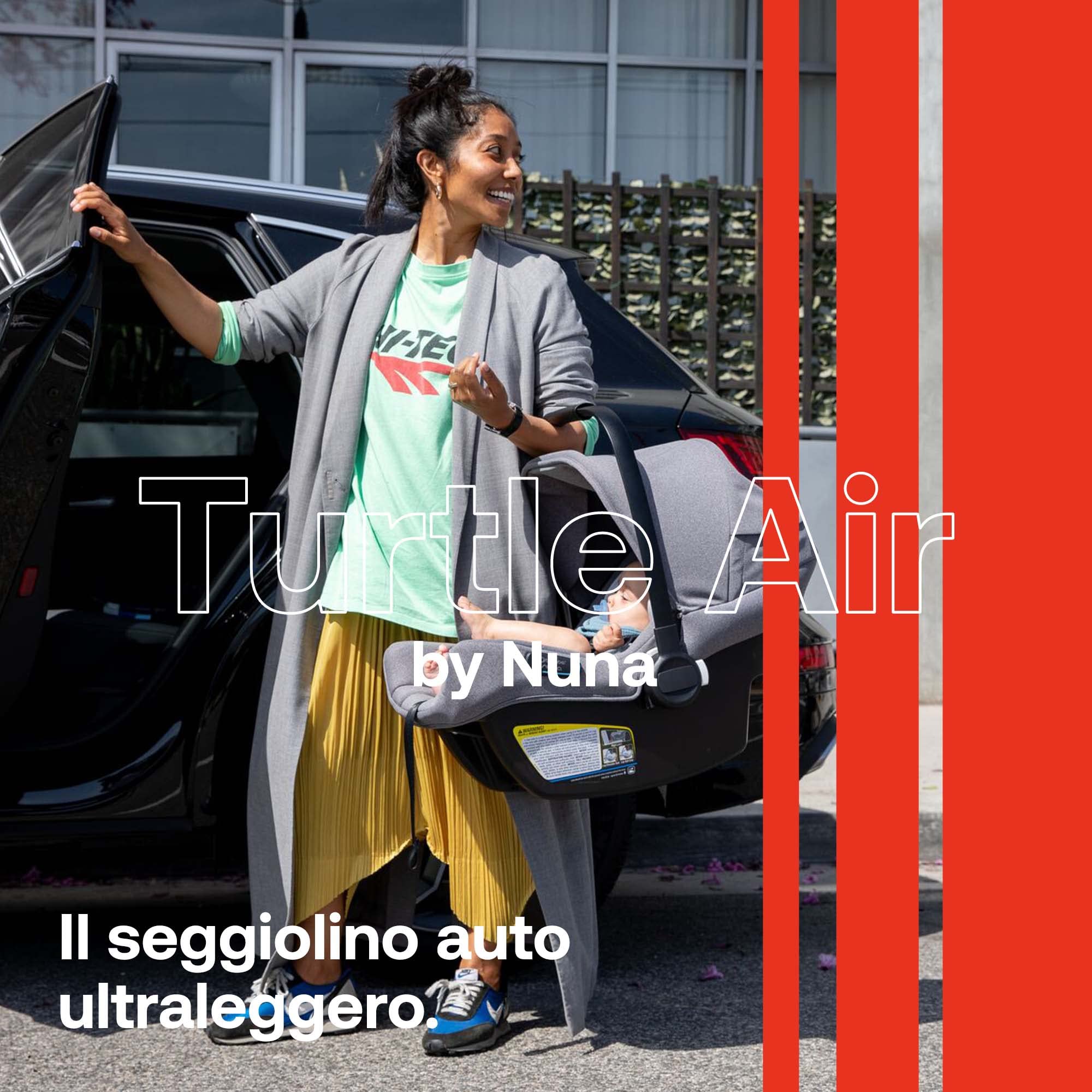 bugaboo-turtle-air-by-nuna-seggiolino-auto-nero-con-adattatore-per-cameleon image 2
