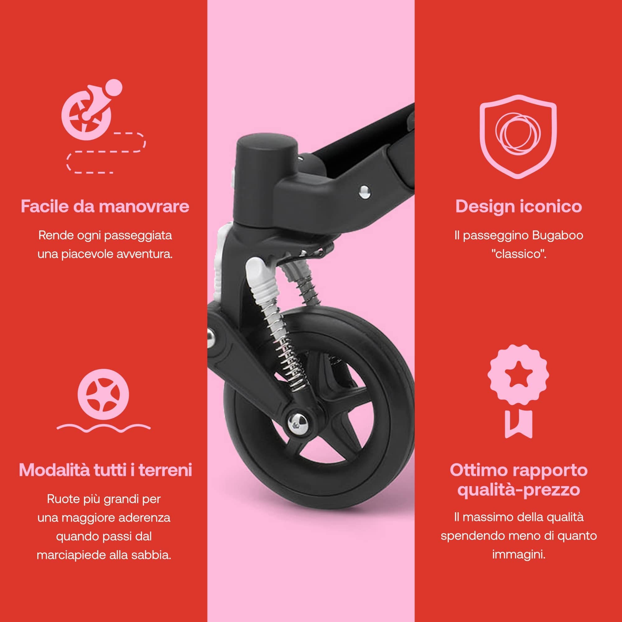 bugaboo-cameleon-3-plus-carrozzina-e-passeggino-2-in-1-alluminio-nero image 2