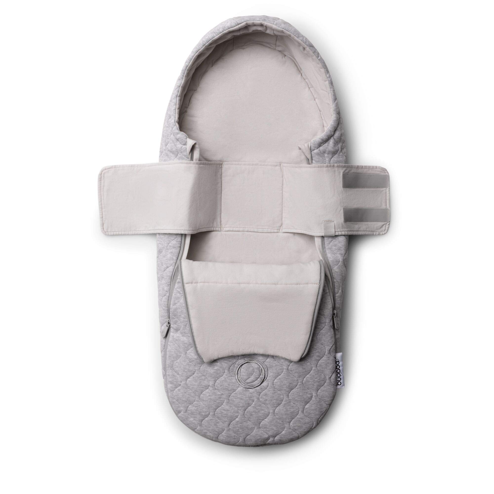 bugaboo-sacco-navicella-grigio-chiaro-adatto-dalla-nascita-fino-a-6-mesi-imbotti image 3