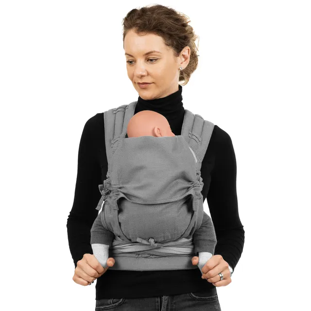 fidella-fly-tai-mei-tai-portabeb-chevron-grigio-chiaro-fascia-marsupio-in-cotone image 1