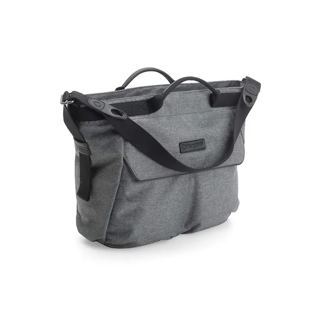 bugaboo-borsa-per-il-cambio-grey-melange-con-fasciatoio-e-porta-biberon image 1
