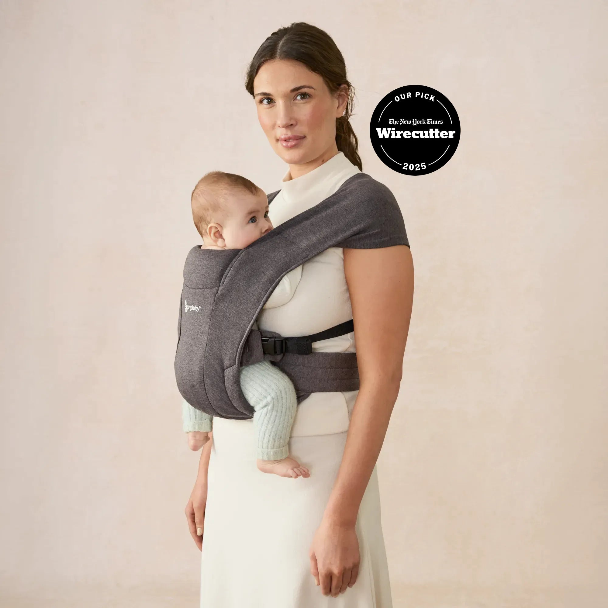 ergobaby-marsupio-embrace-per-neonati-ergonomico-2-posizioni-primi-12-mesi image 2