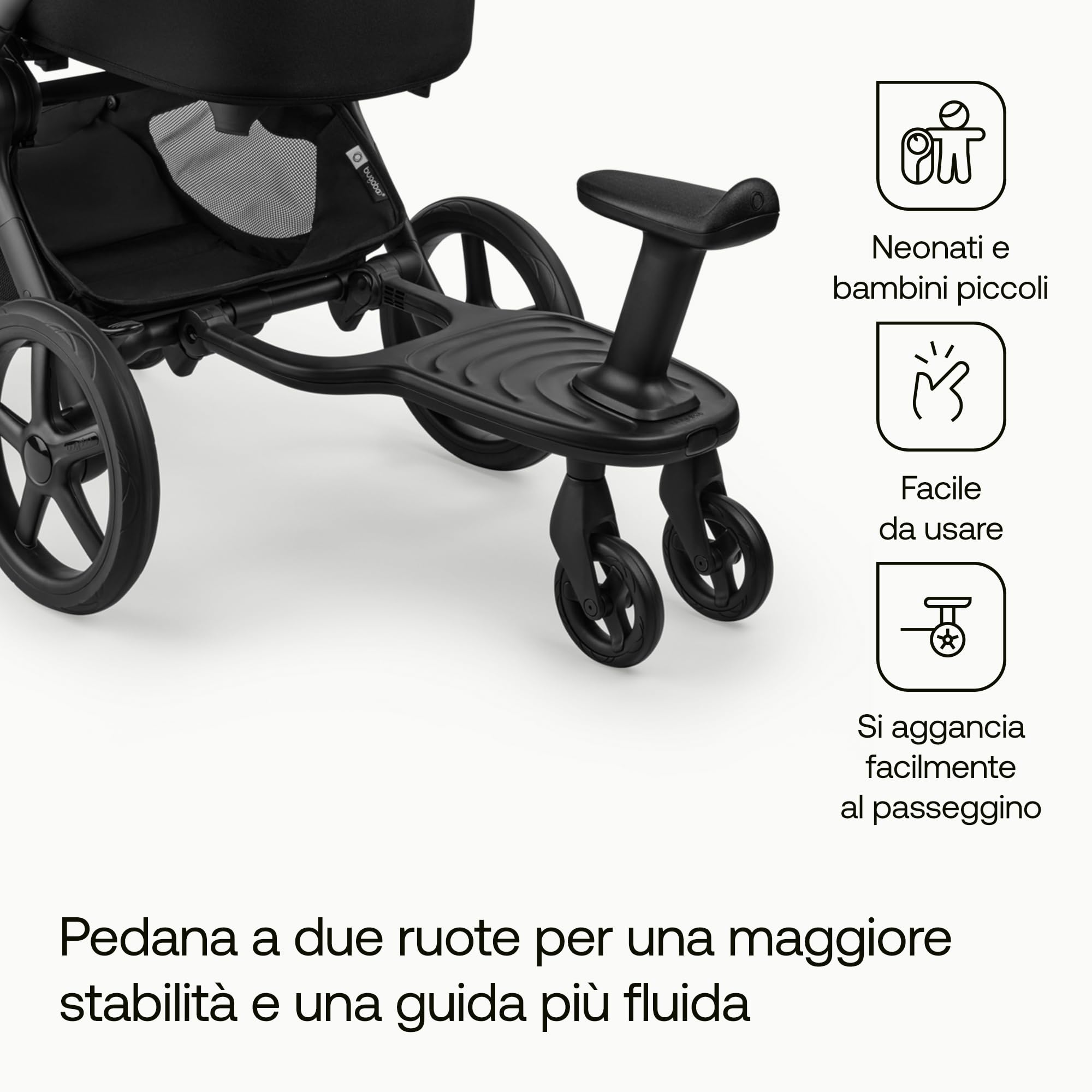 bugaboo-pedana-con-ruote-comfort-con-sedile-rimovibile-per-passeggini-bugaboo image 6