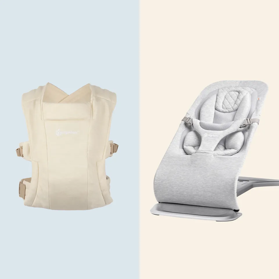 ergobaby-embrace-newborn-marsupio-neonato-con-evolve-3-in-1-bouncer-pacchetto-pe image 1
