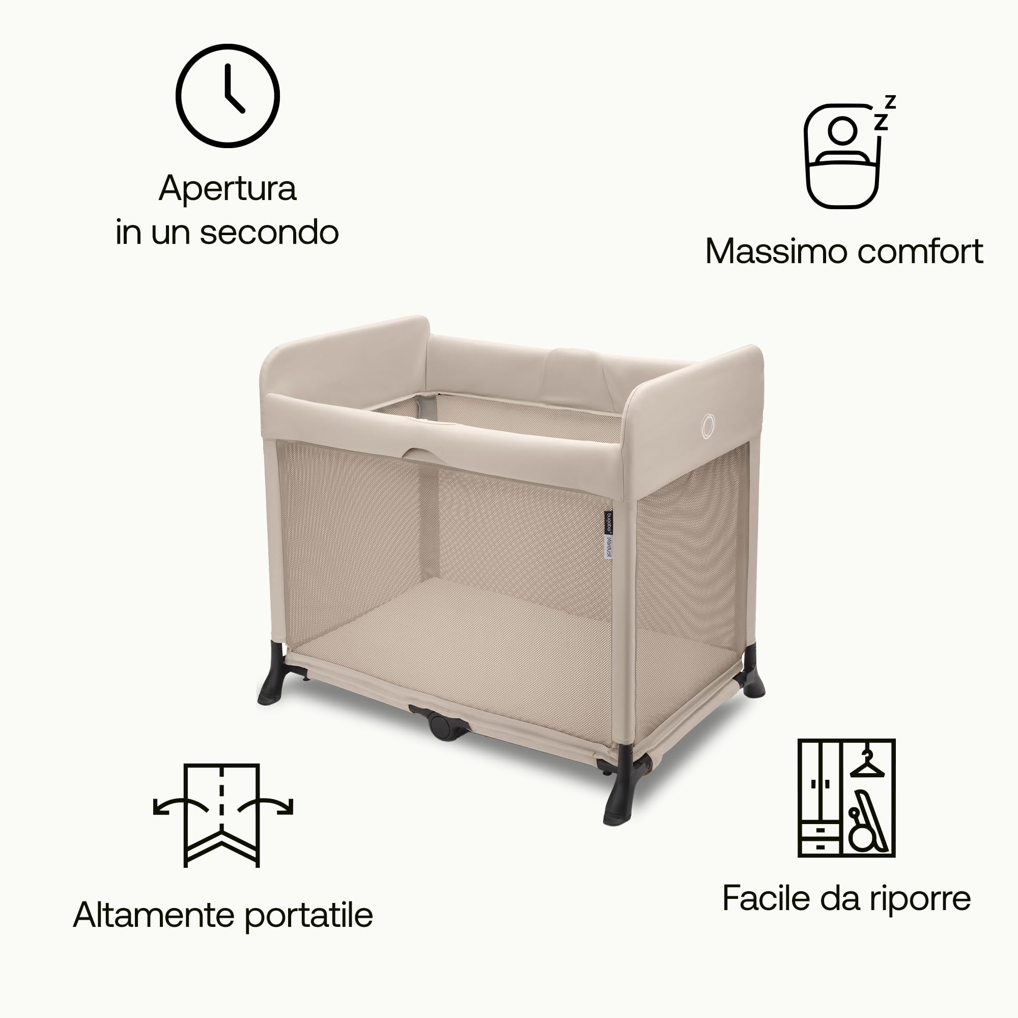 bugaboo-stardust-2-in-1-parco-infantile-pieghevole-e-lettino-da-viaggio-con-bors image 4