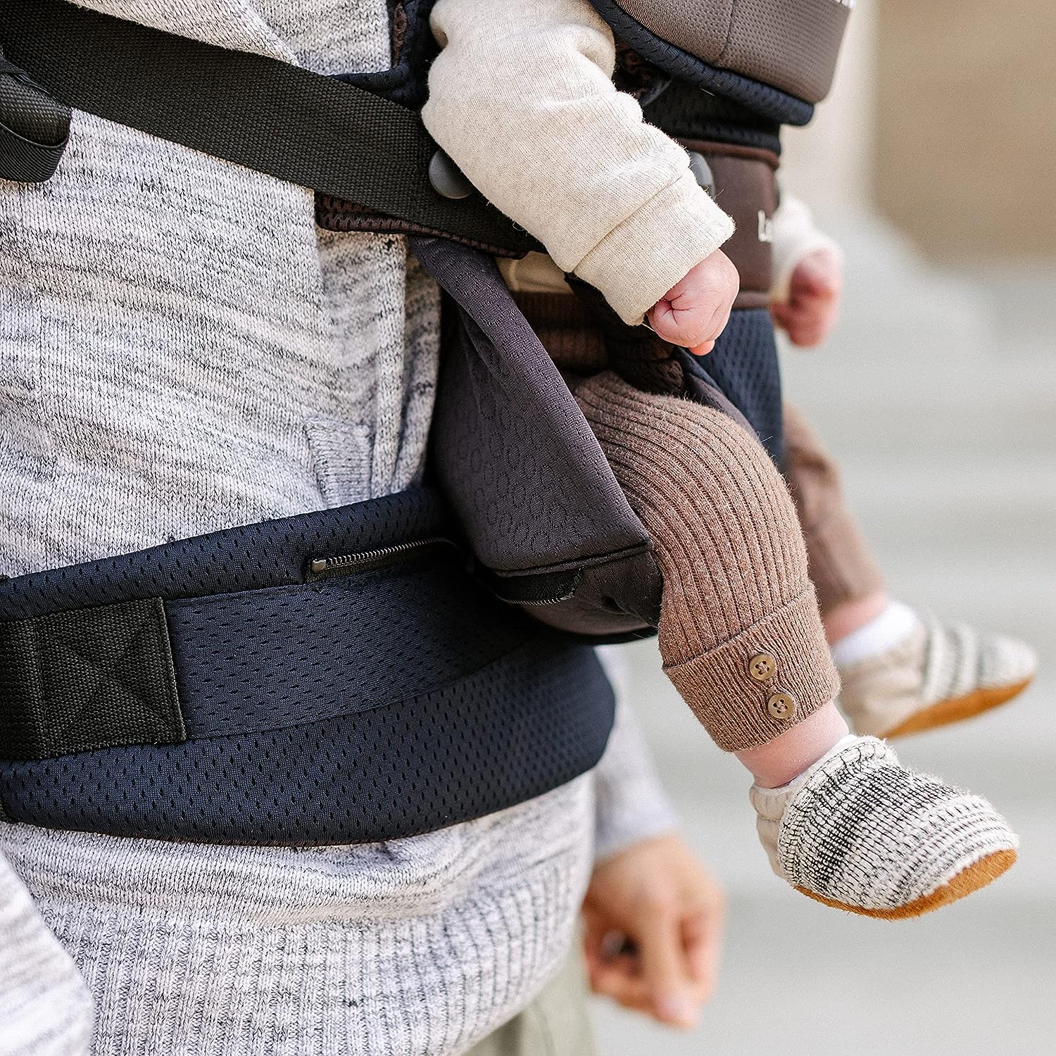 lascal-m1-carrier-marsupio-ergonomico-leggero-con-infant-m-seat-per-neonati image 5