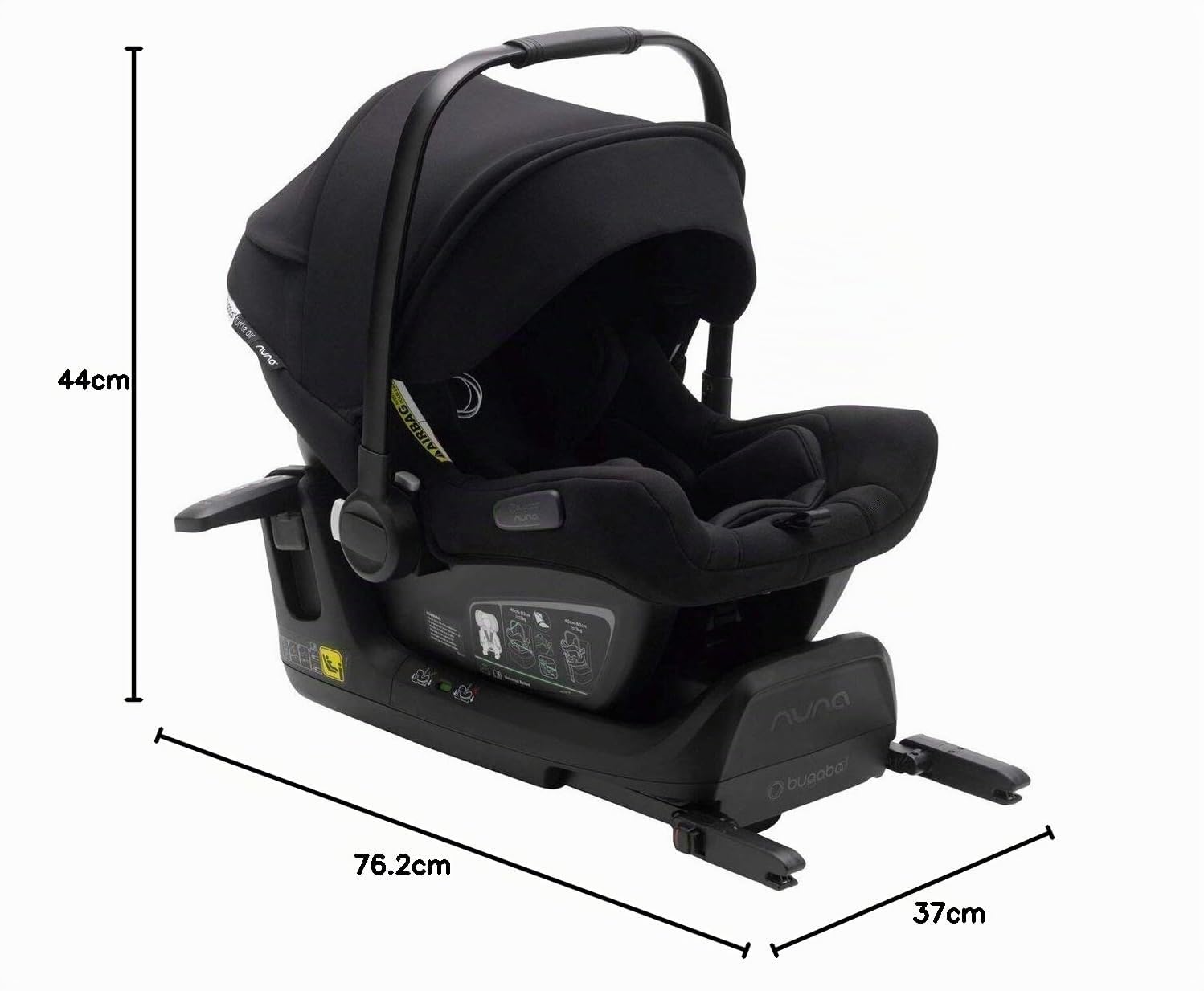 bugaboo-turtle-air-by-nuna-seggiolino-auto-per-neonati-e-beb-ultraleggero-con-ca image 8