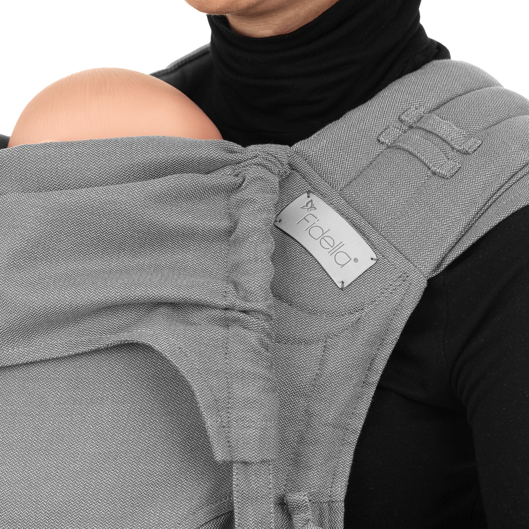 fidella-flyclick-marsupio-ergonomico-chevron-grigio-chiaro image 6