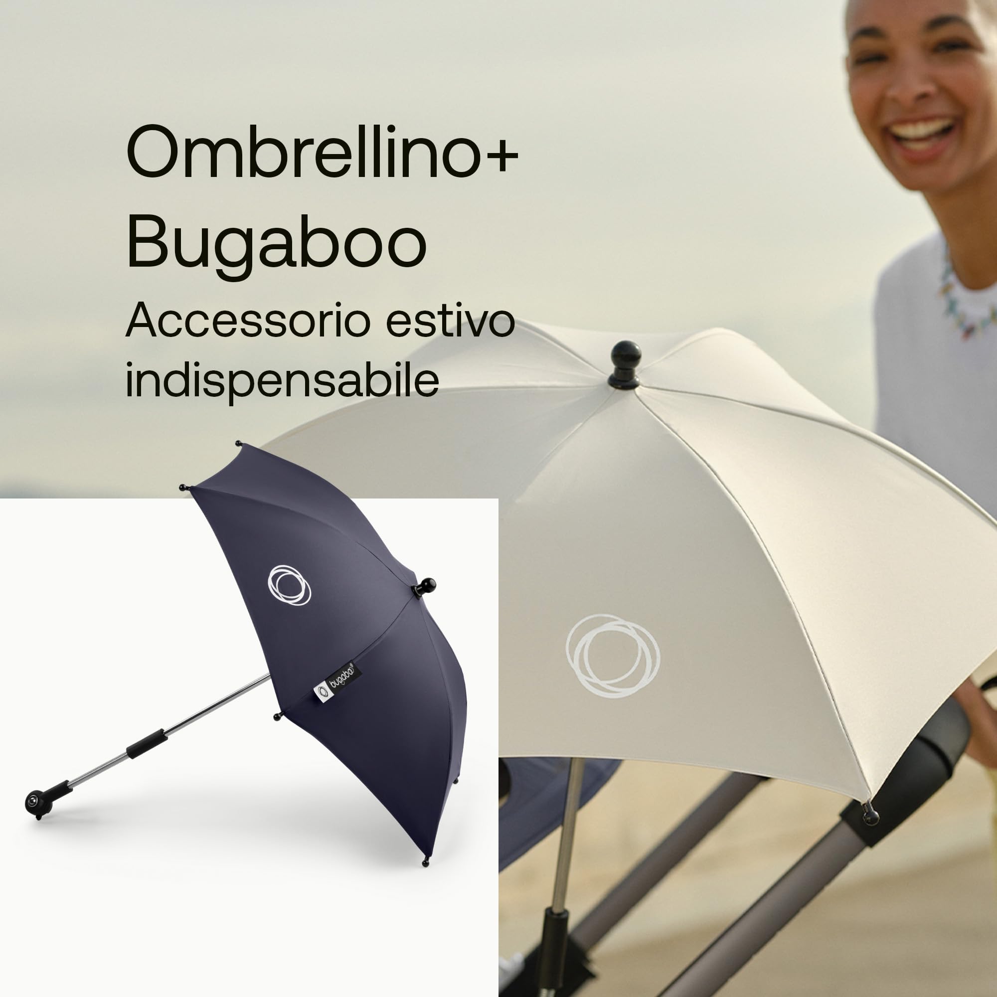 bugaboo-ombrellino-tessuto-upf-50-braccio-flessibile-per-passeggini-bugaboo image 2