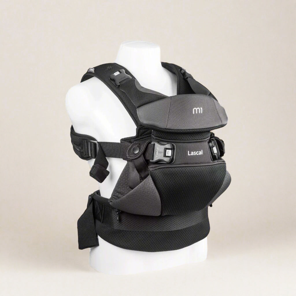 lascal-m1-carrier-marsupio-ergonomico-leggero-con-infant-m-seat-per-neonati image 3