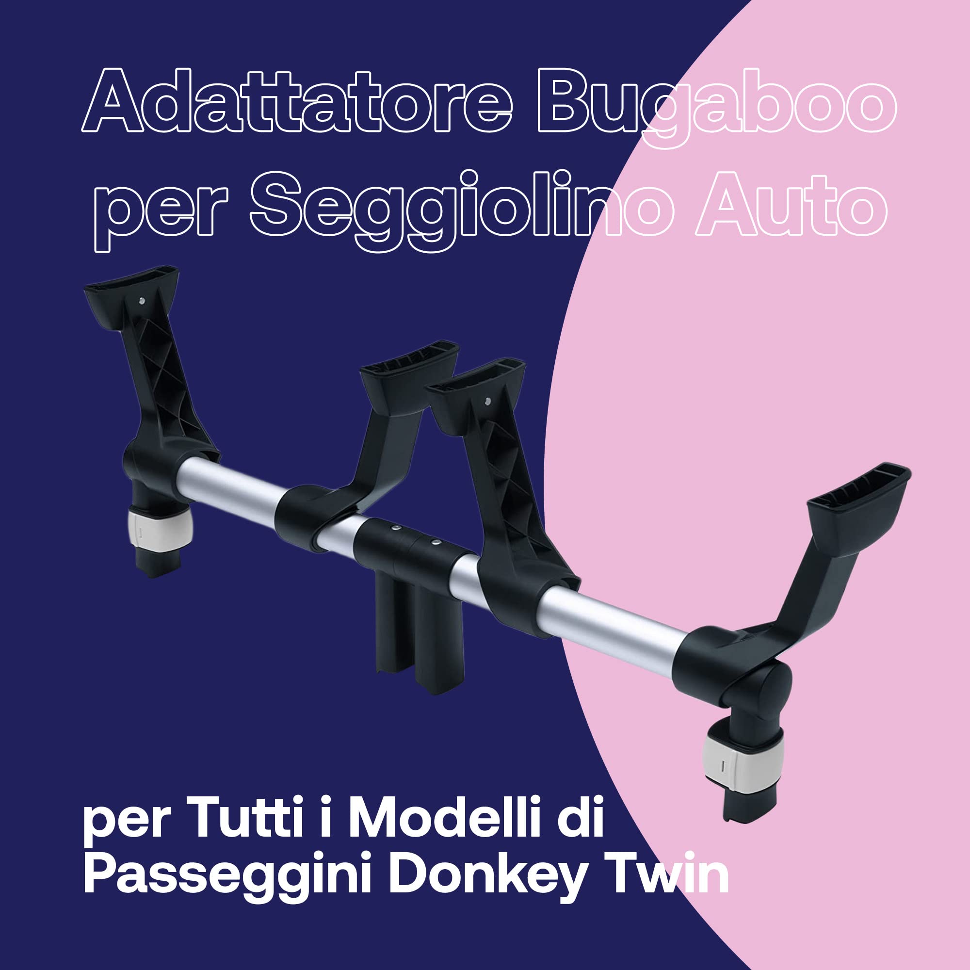 bugaboo-adattatore-donkey-twin-per-seggiolino-auto-britax-r-mer-grigio-scuro image 2