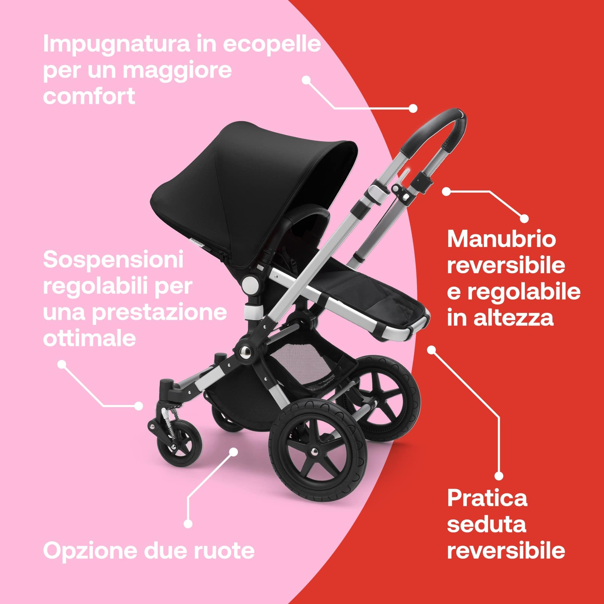bugaboo-cameleon-3-plus-carrozzina-e-passeggino-2-in-1-alluminio-nero image 5