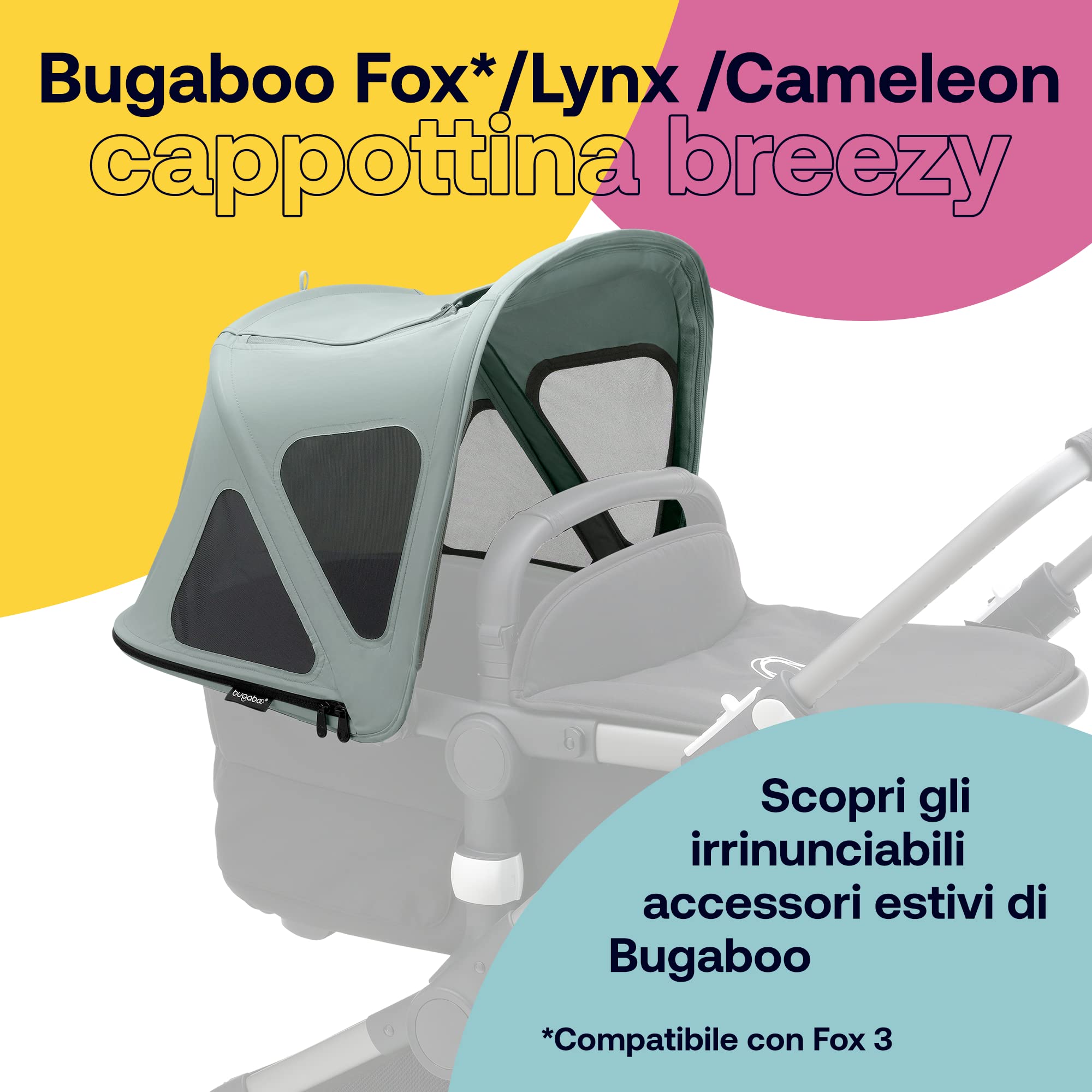 bugaboo-copertura-per-finestre-estensibile-per-fox-3-cameleon-3-pine-green image 2