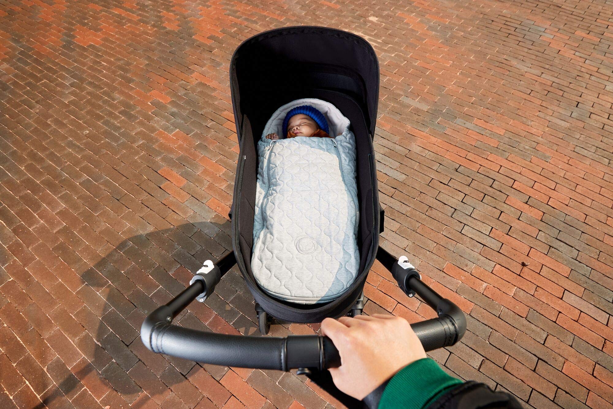 bugaboo-sacco-navicella-grigio-chiaro-adatto-dalla-nascita-fino-a-6-mesi-imbotti image 7