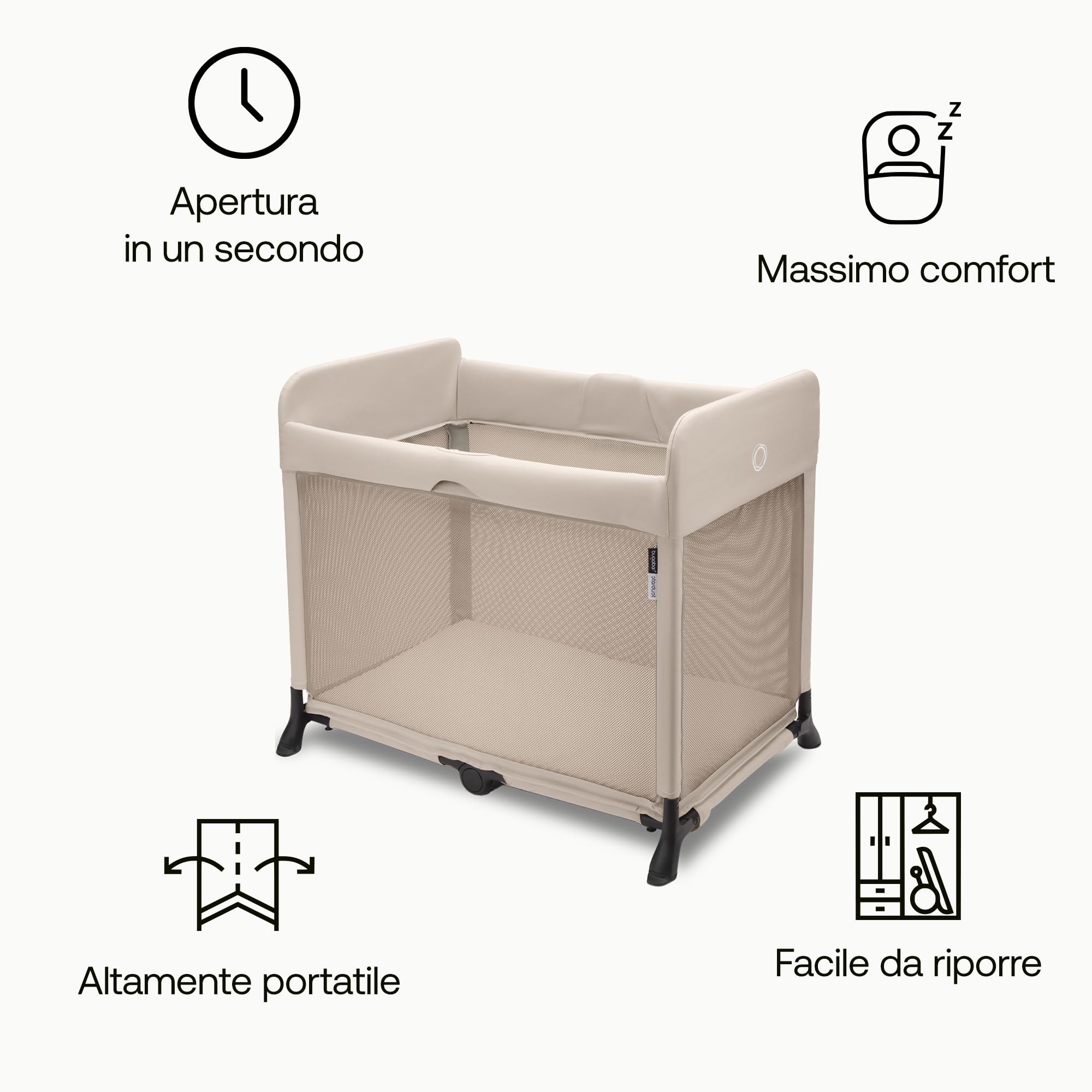 bugaboo-stardust-pack-2-in-1-lettino-da-viaggio-compatto-con-lenzuolo-in-cotone- image 3