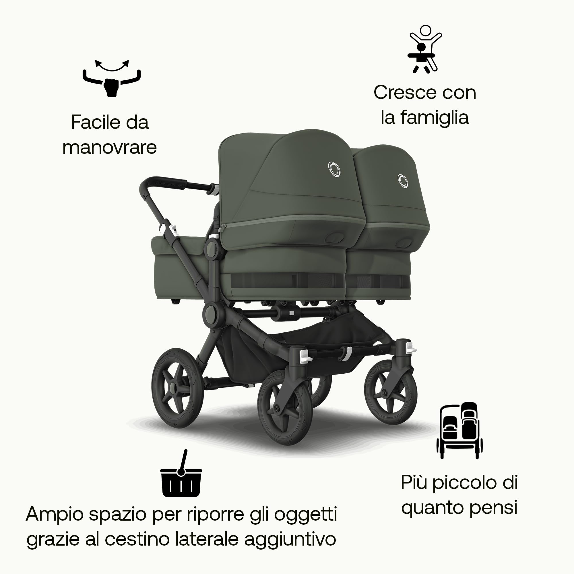bugaboo-donkey-5-twin-set-di-conversione-passeggino-completo-affiancato-forest-g image 4