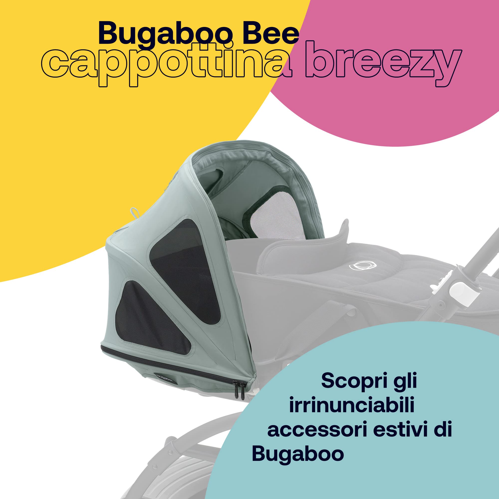 bugaboo-bee-cappottina-breezy-estensibile-resistente-all-acqua-compatibile-con-p image 2