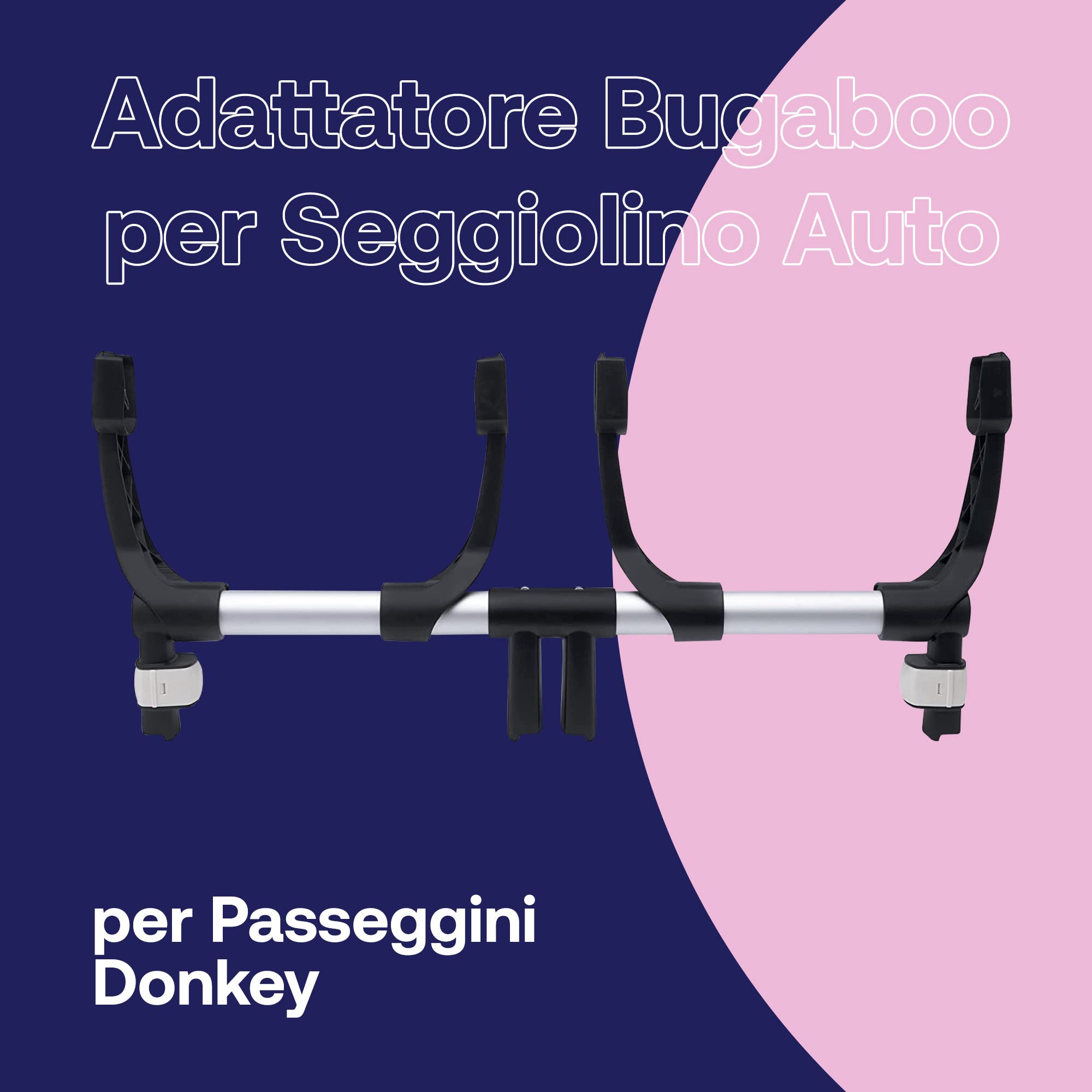 bugaboo-adattatore-per-seggiolino-auto-per-donkey-donkey-2-e-donkey-3-twin-siste image 2