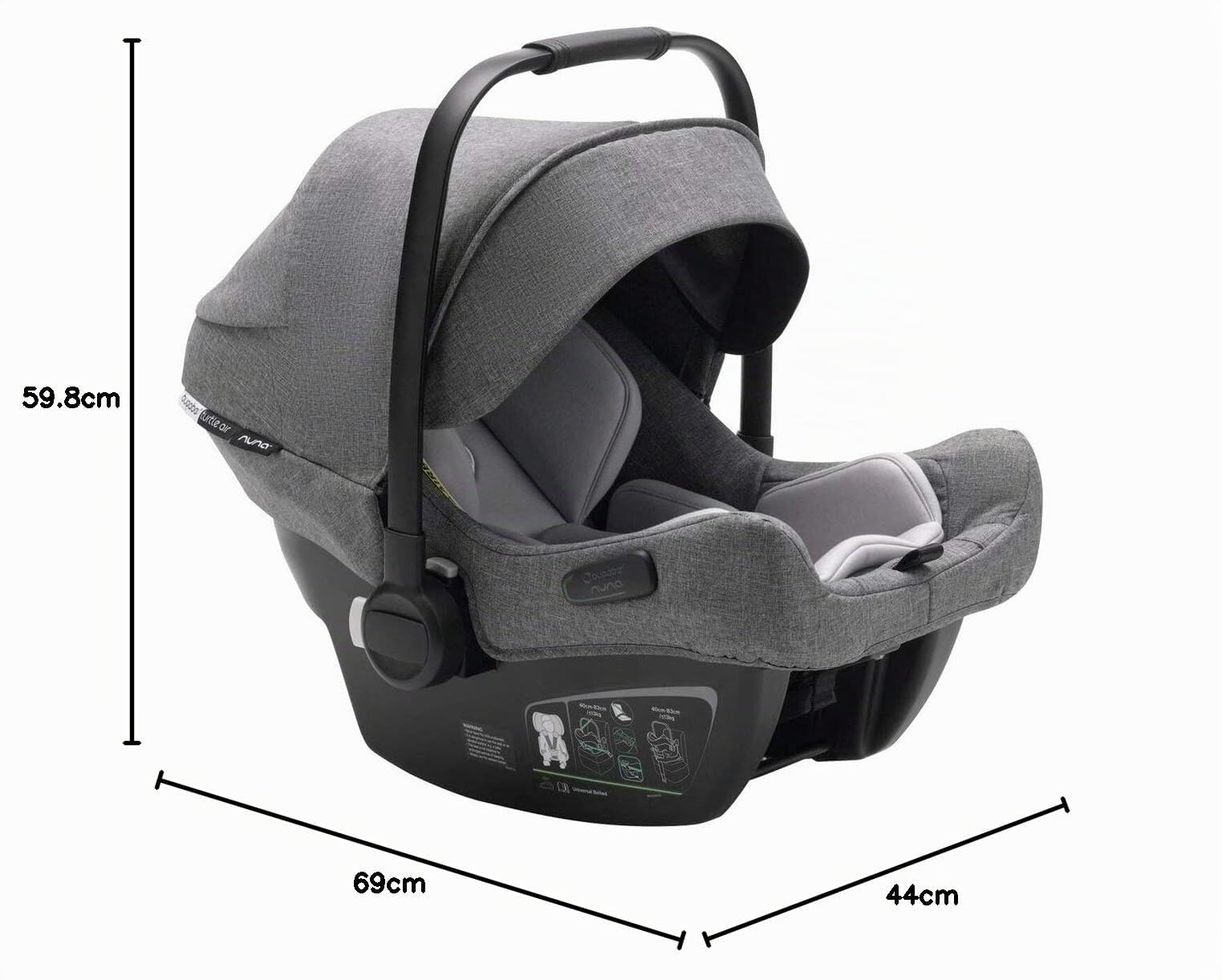 bugaboo-turtle-air-by-nuna-seggiolino-auto-per-neonati-e-beb-ultraleggero-con-ca-2 image 8