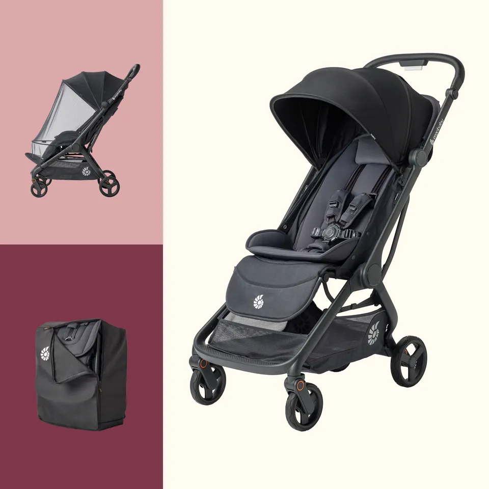 ergobaby-pacchetto-passeggino-per-i-viaggi-estivi-metro-3-compact-con-zaino-port image 1