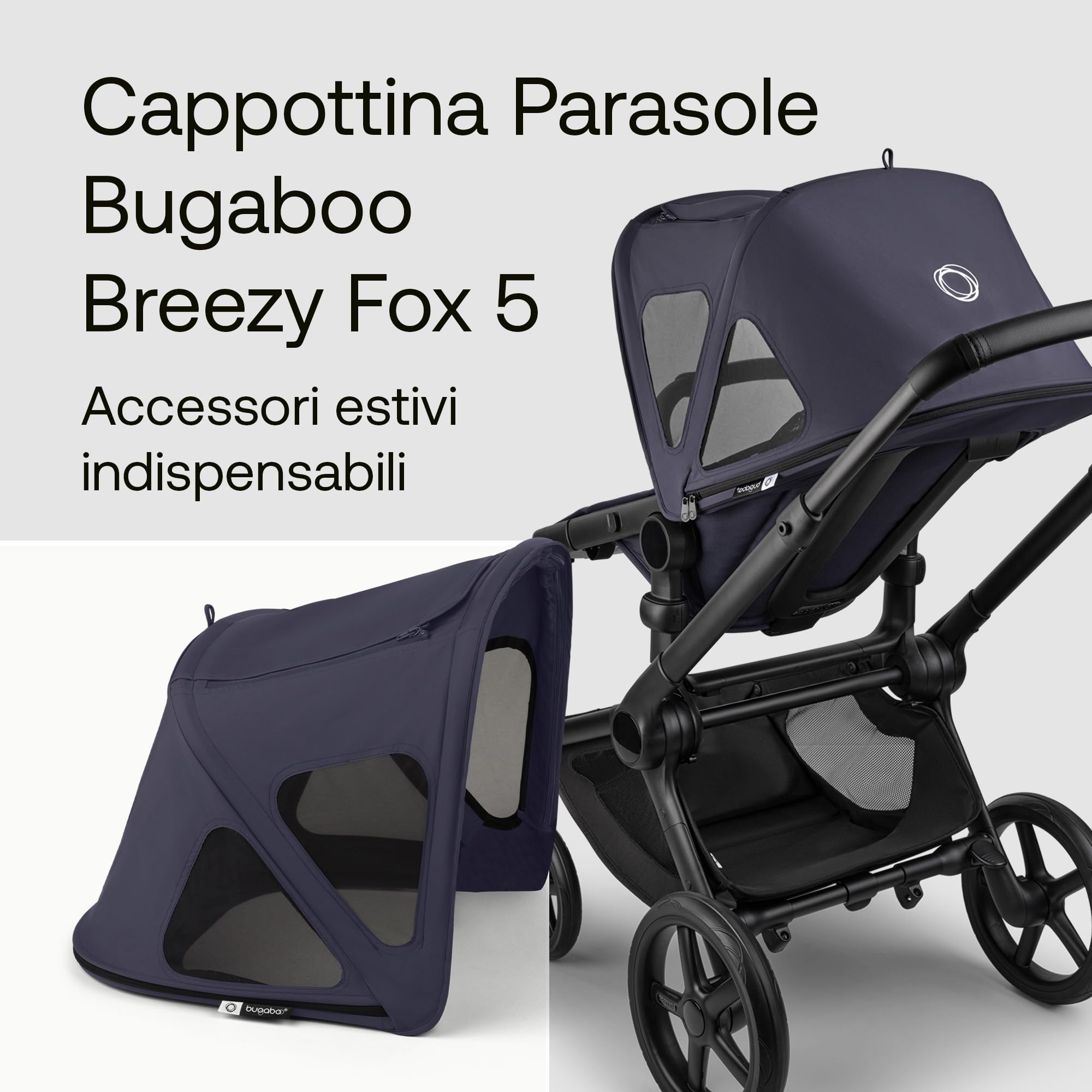 bugaboo-fox-cappottina-breezy-resistente-all-acqua-e-estensibile-upf-50 image 2