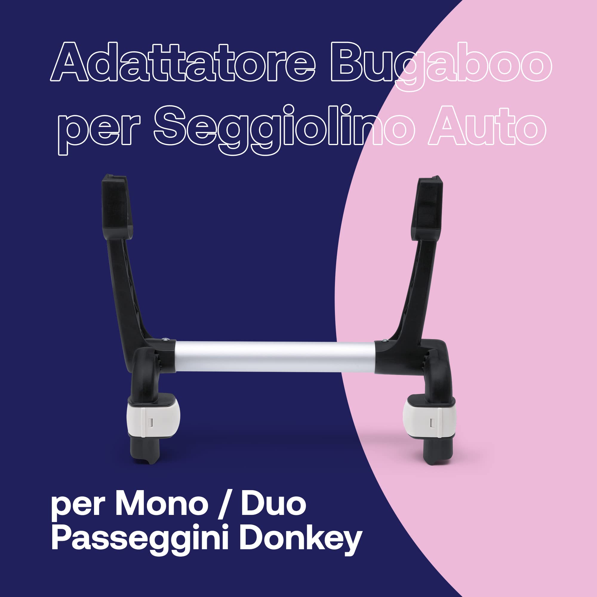 bugaboo-adattatore-donkey-mono-duo-per-seggiolino-auto-britax-r-mer-grigio-scuro image 2