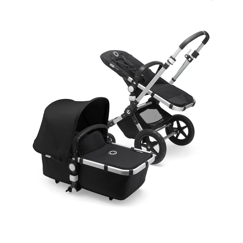 bugaboo-cameleon-3-plus-carrozzina-e-passeggino-2-in-1-alluminio-nero image 1