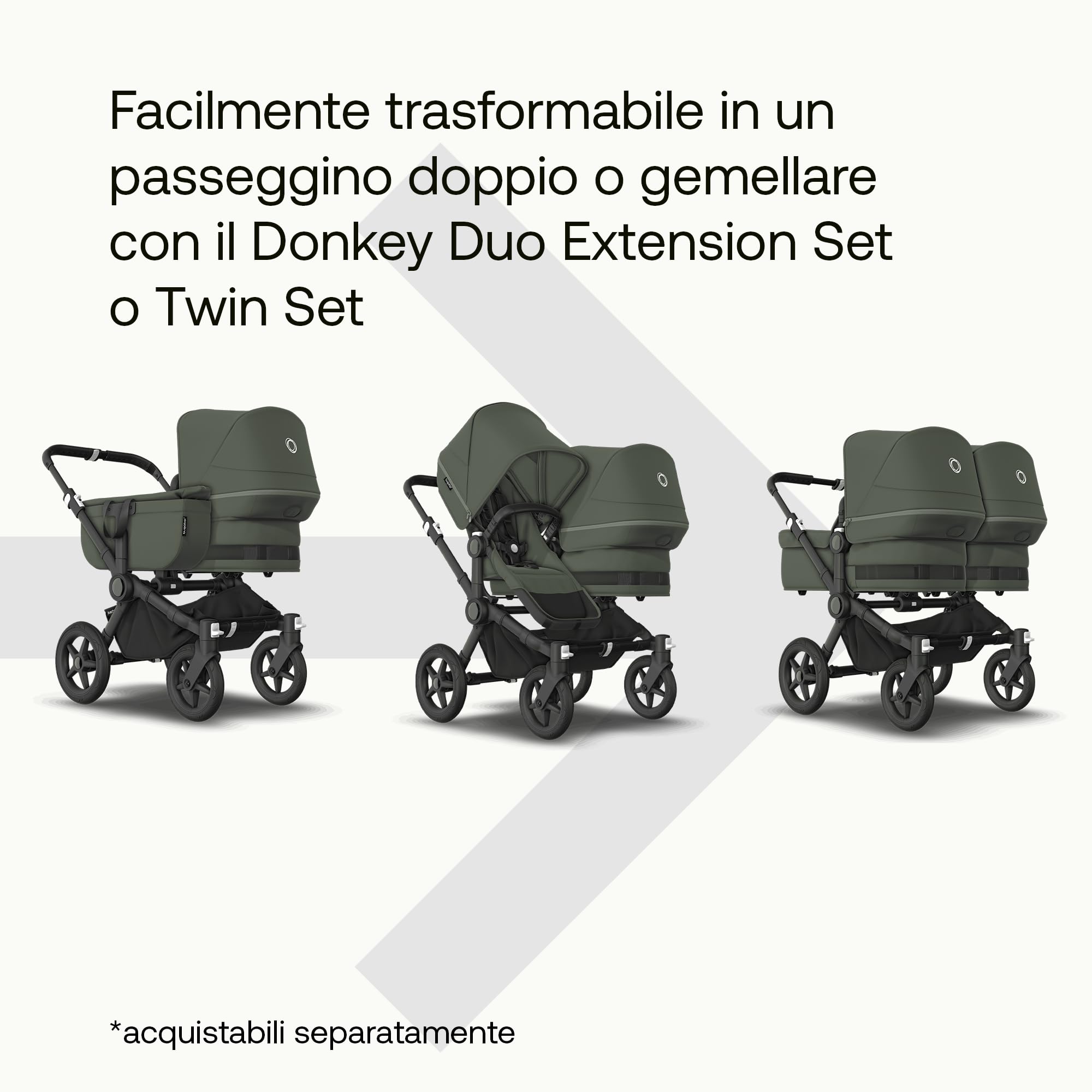bugaboo-donkey-5-twin-set-di-conversione-passeggino-completo-affiancato-forest-g image 5
