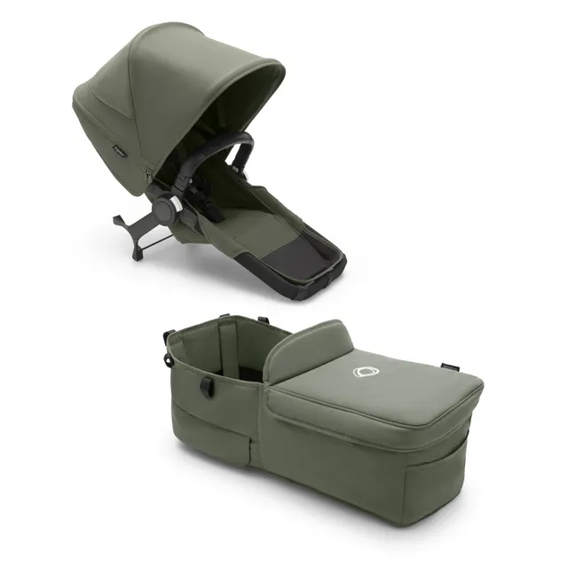 bugaboo-donkey-5-twin-set-di-conversione-passeggino-completo-affiancato-forest-g image 1